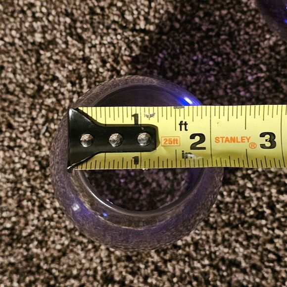 Purple Ombre Glassware Goddess Priestess 6oz Cups Crown Ritualware Set of 6 - Picture 10 of 10